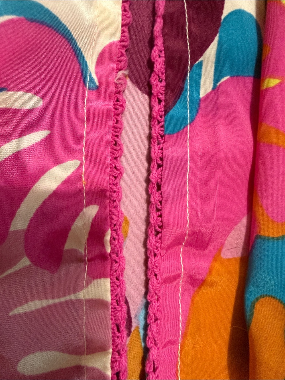 Vibrant Tropical Print Maxi Dress - Pink Multi - Picture 2 of 5